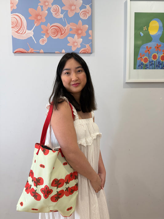 Picking Tomatoes Tote Bag