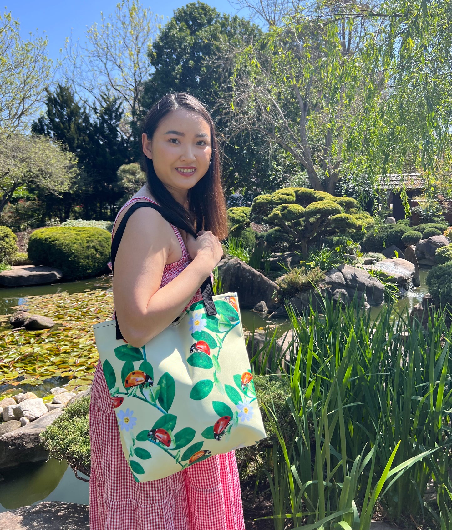 Ladybugs & Leaves Tote Bag