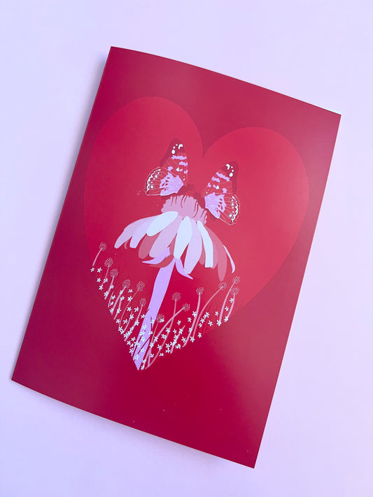 A5 Size Greeting Card Just Us (Valentine's Day)
