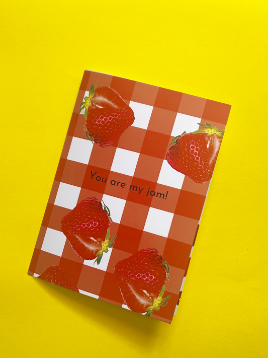 A5 Size Greeting Card You Are My Jam