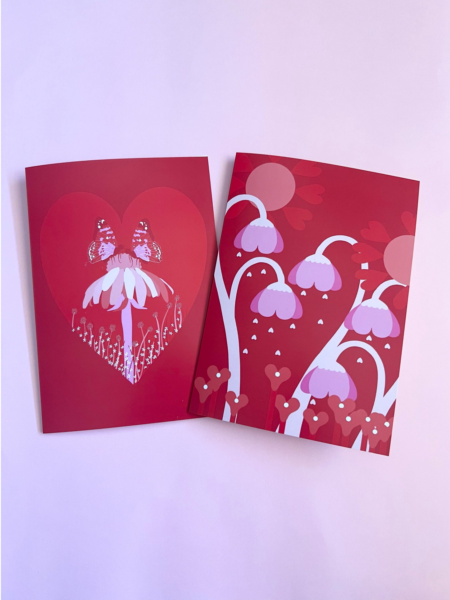 A5 Size Greeting Cards Valentine's Day Set